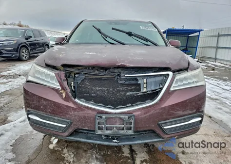 2014 Acura Mdx Technology из США, поврежденный, VIN 5FRYD3H48EB020844